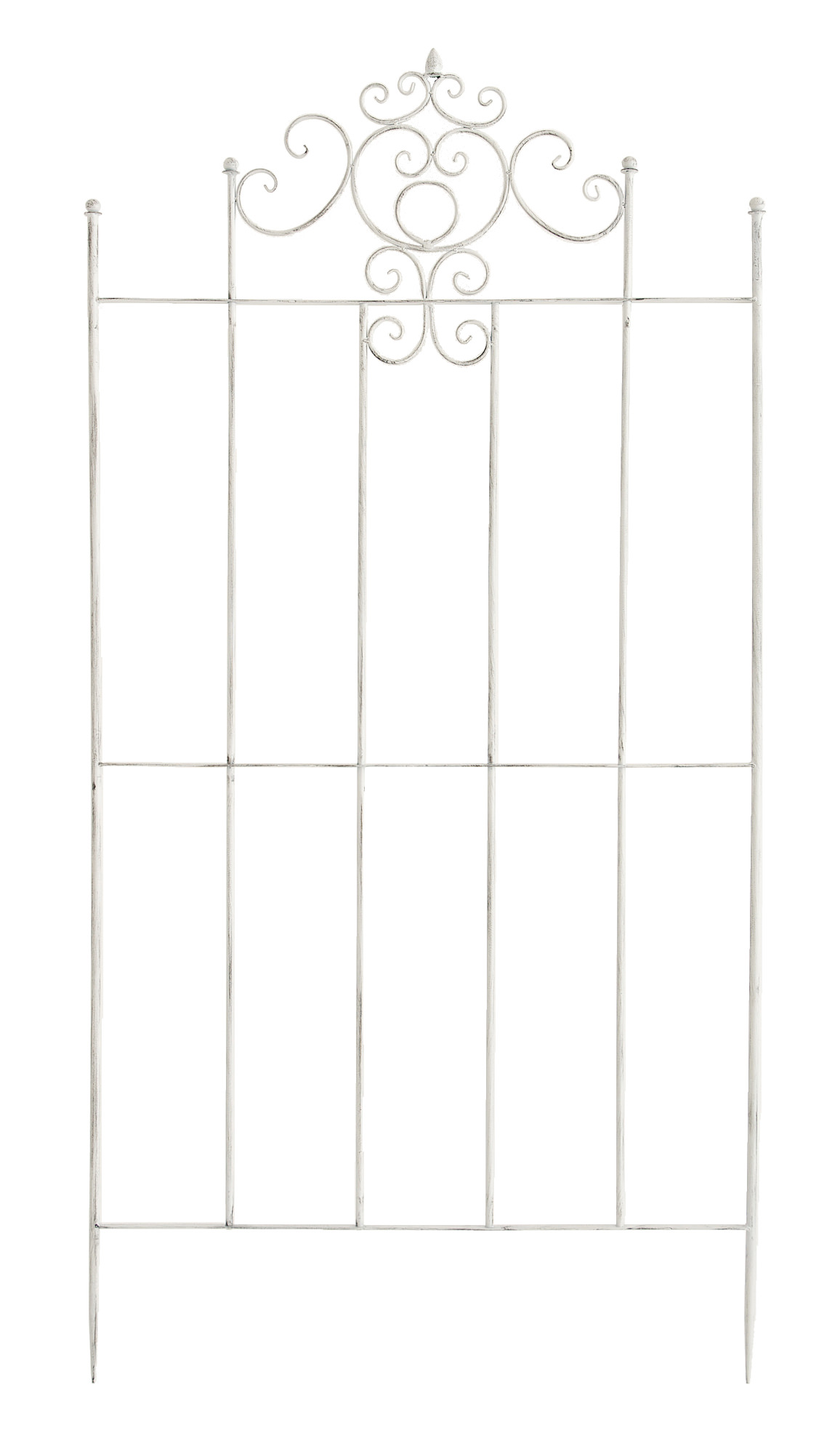 Mřížka na popínavé rostliny Paula - 180 x 85,5 cm - Bílá antik