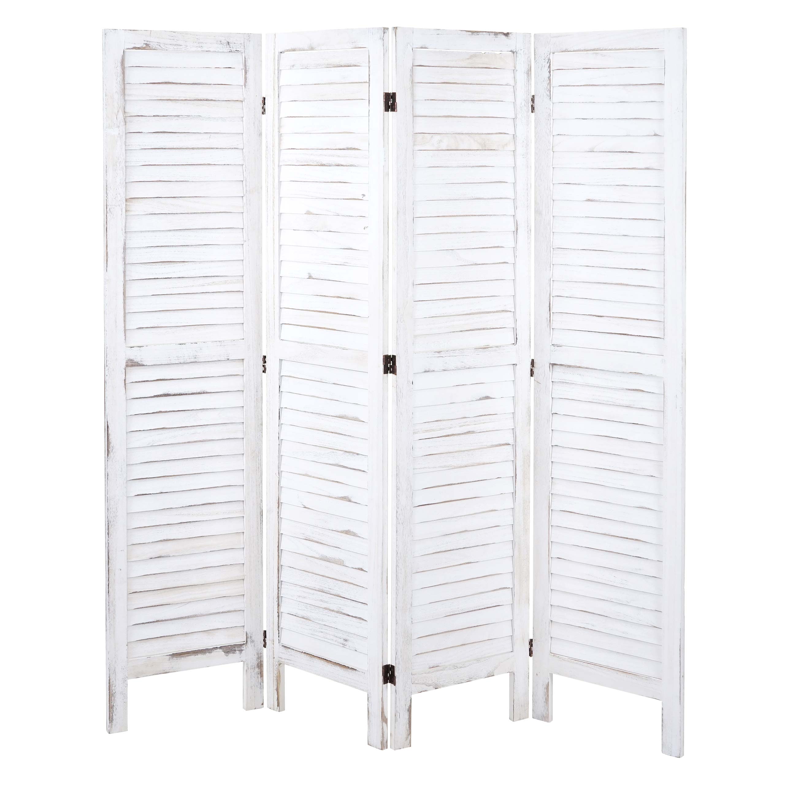 Paraván HWC-G30 - 170 × 162 cm - bílá