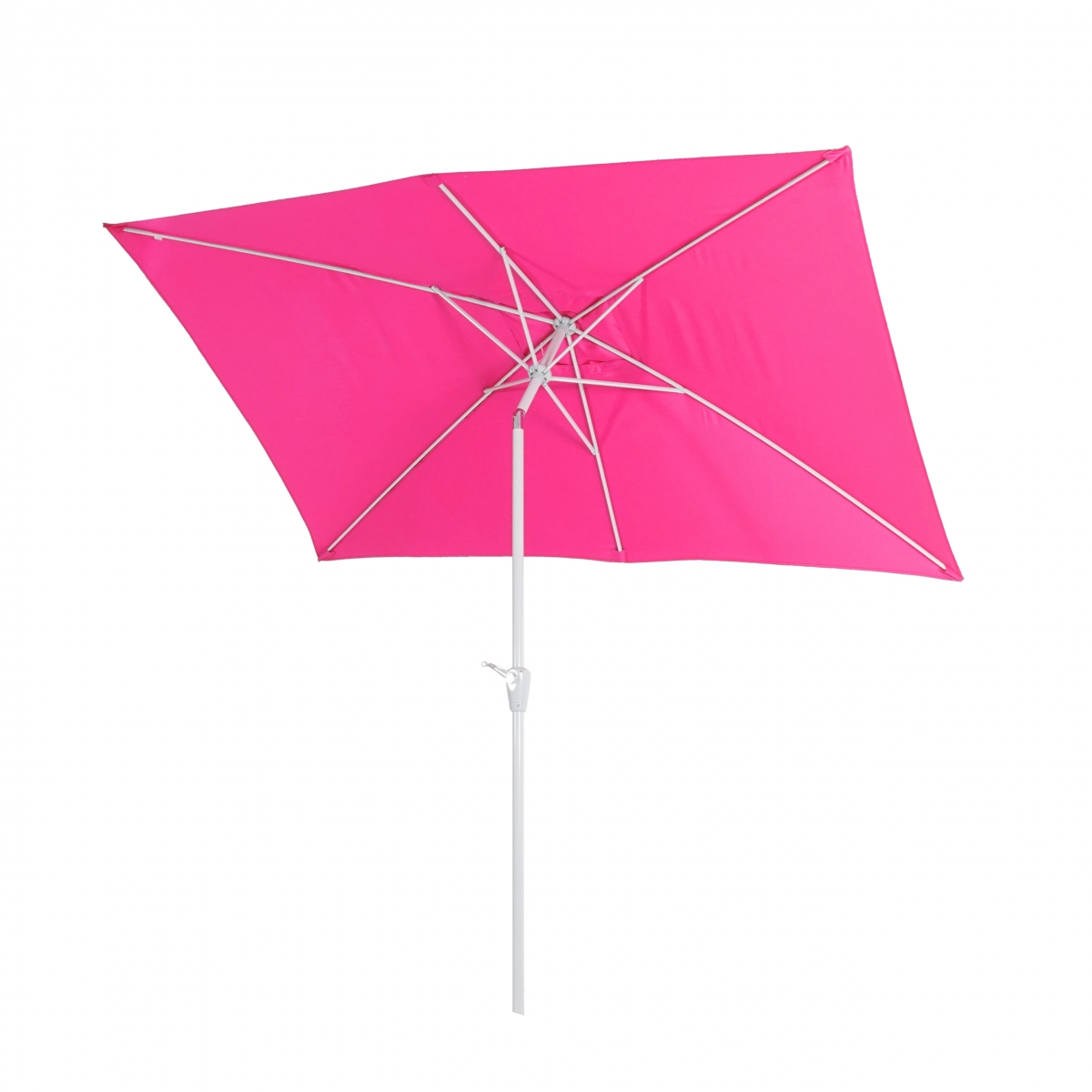 Slunečník N23 2x3m - polyester/hliník - růžová