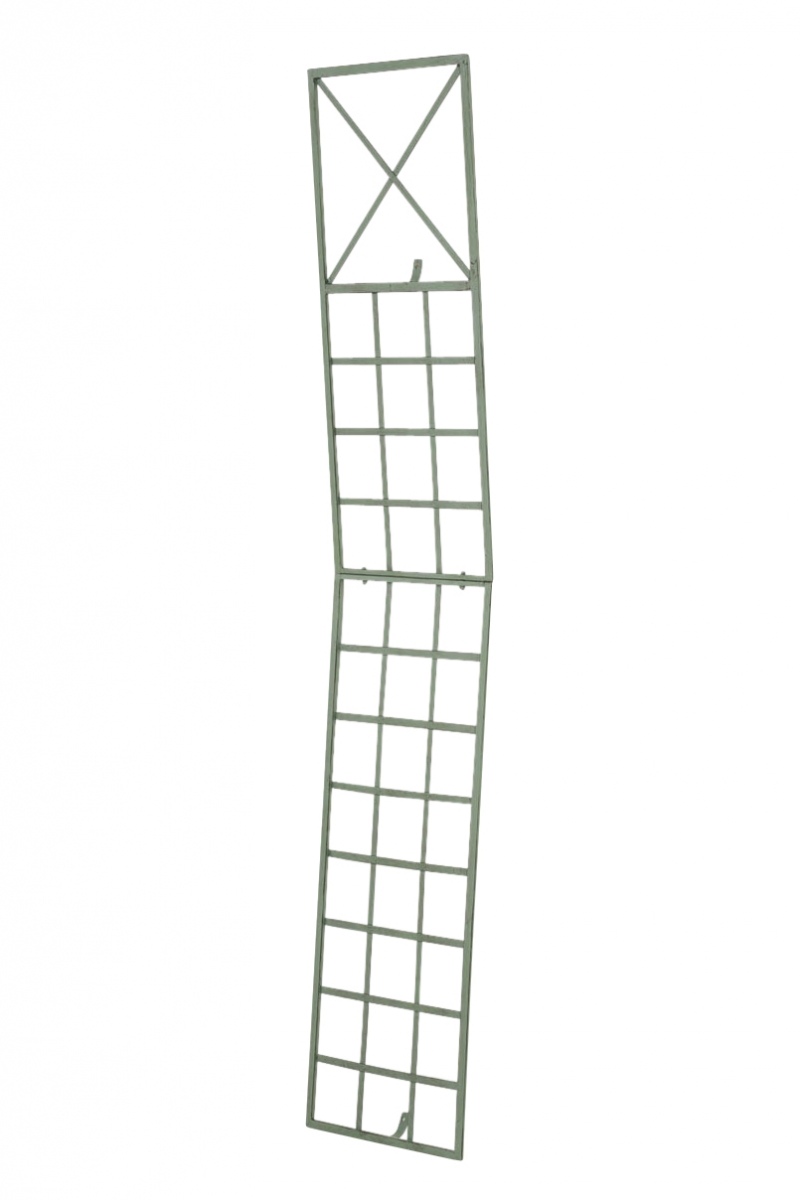 Mřížka na popínavé rostliny Trigo - 198 x 40 cm - Zelená antik