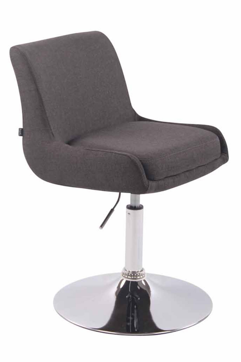 Křeslo Club lounger látka - Tmavě šedá