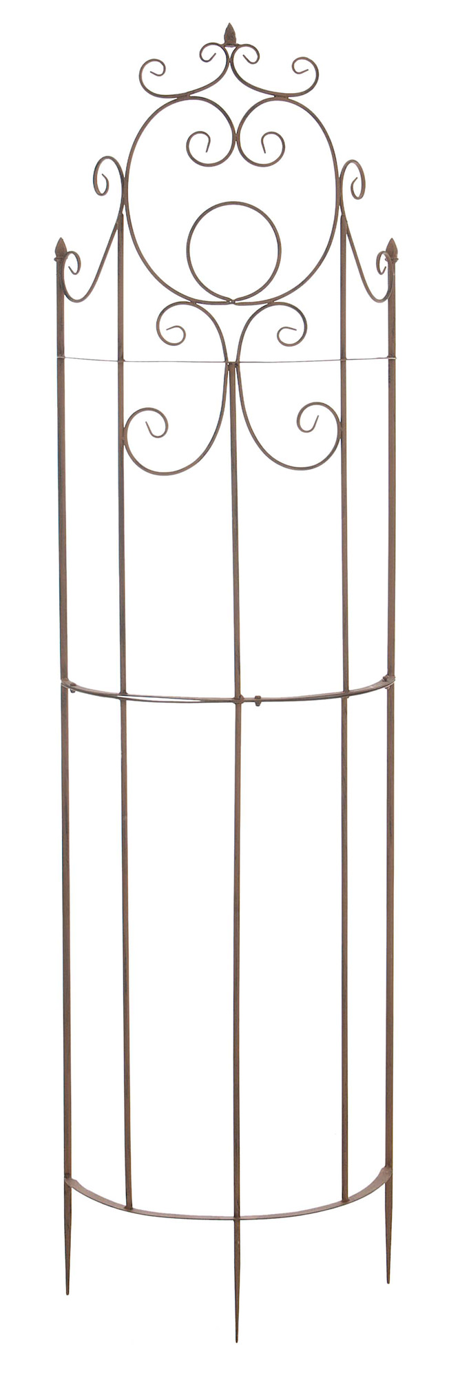 Mřížka na růže GS22699 - 200 x 52,5 x 23 cm - Hnědá antik