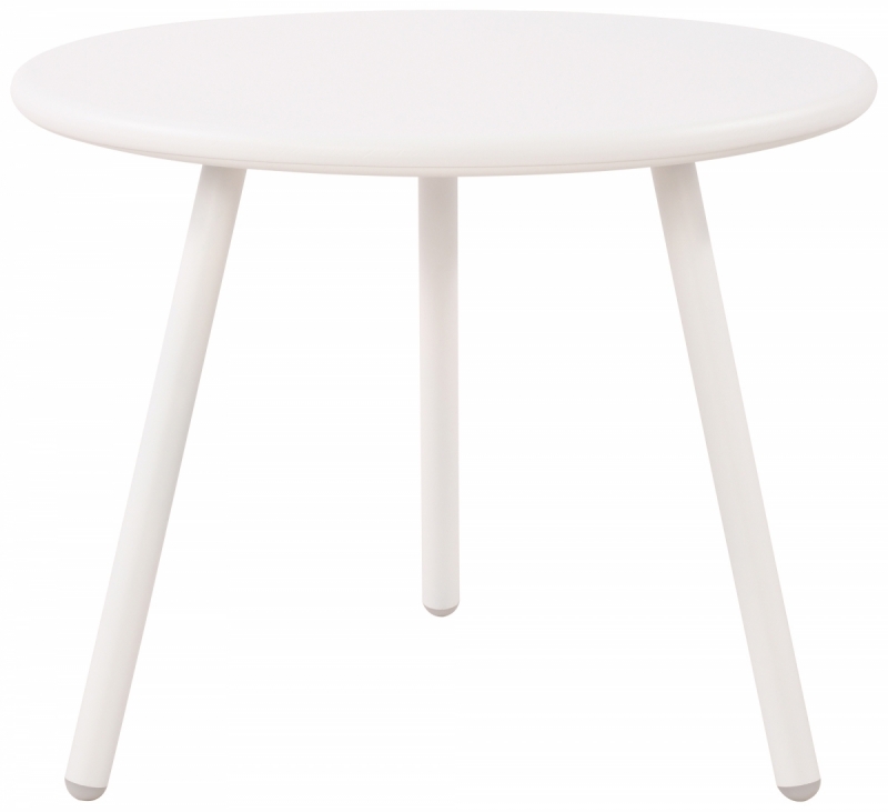 Konferenční stolek Berea - v40 x Ø50 cm - Bílá