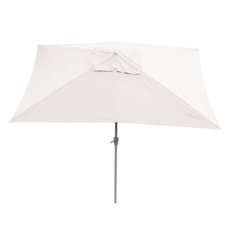 Slunečník N23 2x3m - polyester/hliník - krémová