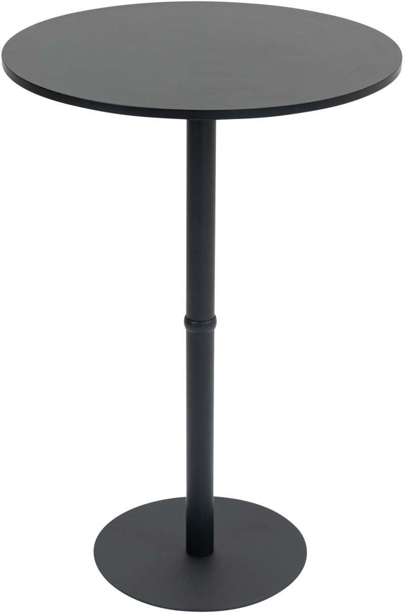 Barový stůl Hereford 75 cm - černá/černá