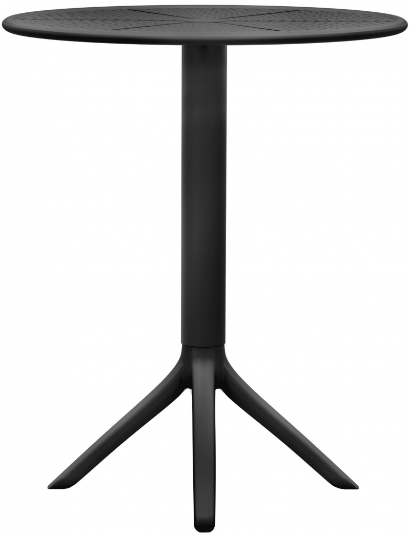 Kulatý stůl Lacota 60 cm - černá