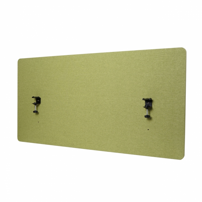 Akustický panel na stůl HWC-G75 - dvoustěnná látka/textil - 60x120 - zelená