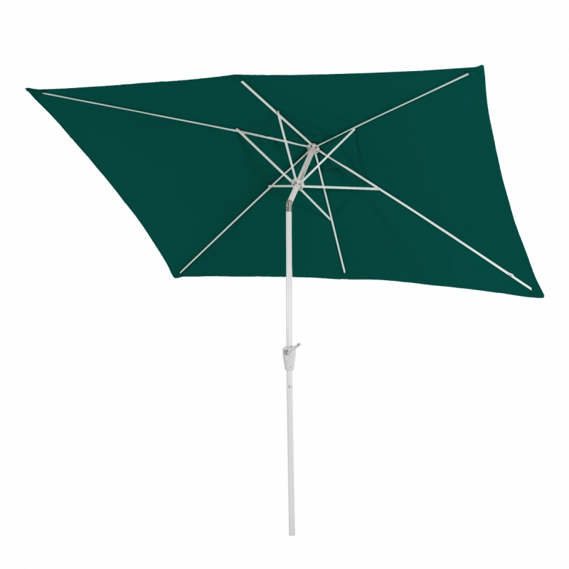 Slunečník N23 2x3m - polyester/hliník - zelená