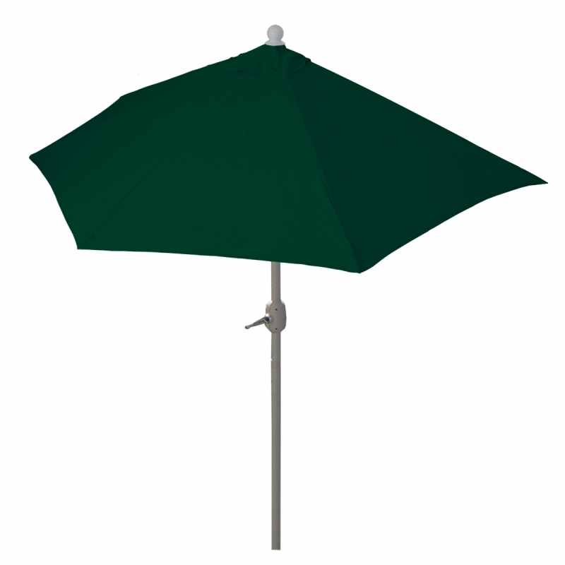 Slunečník půlkruh Parla 270 cm bez stojanu - polyester/hliník - zelená