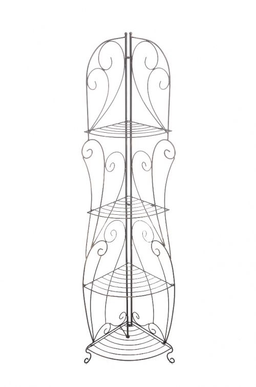 Kovová police regál Irm - Bronzová