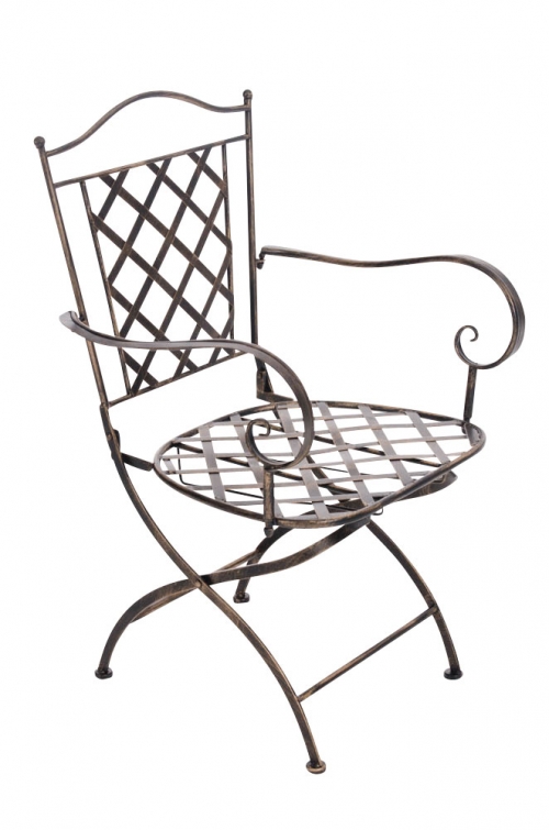Kovová židle GS13435592 - Bronzová