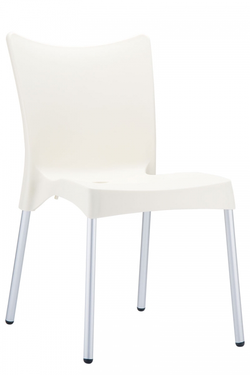 Plastová židle Juliette - Krémová