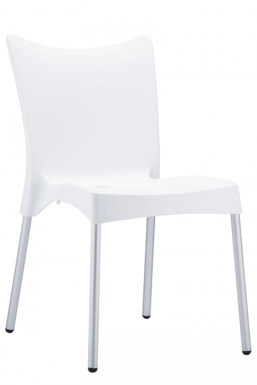 Plastová židle Juliette - Bílá