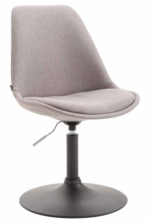 Židle Maverick B - látka, podnož kov černá matná - Šedá