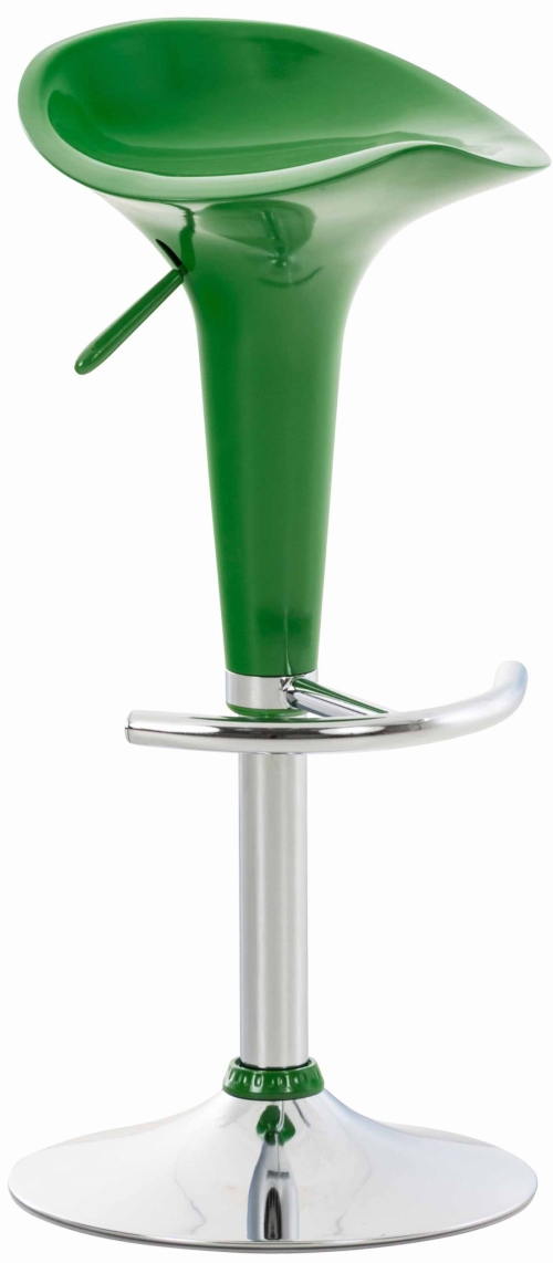 Plastová barová židle Shine - Zelená