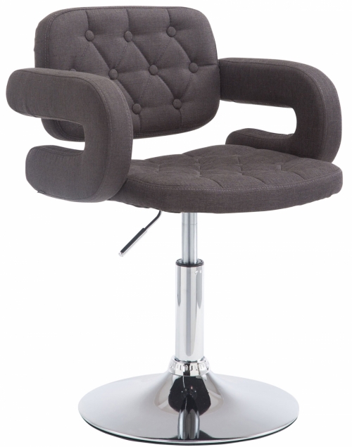 Křeslo Dublin - látka - Tmavě šedá