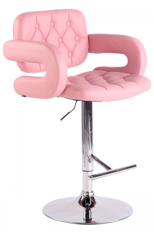 Barová židle Belfast  - Ružová
