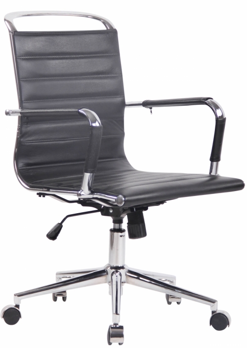 Kancelářská židle Barton ~ kůže - Černá