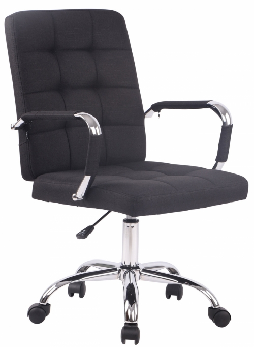 Kancelářská židle D-Pro látka - Černá