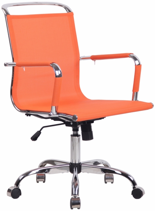 Kancelářská židle Barnet ~ síťovina - Oranžová