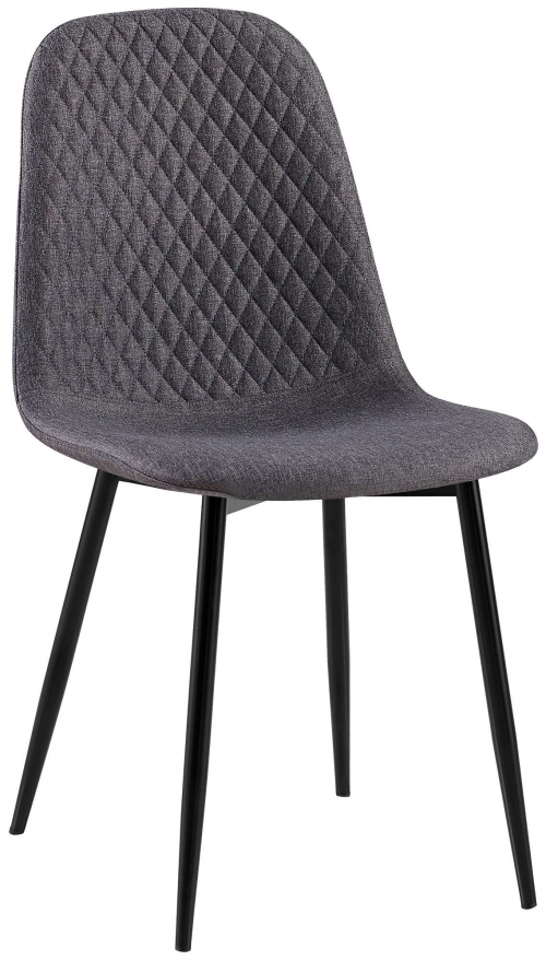 Židle Giverny látka - tmavě šedá