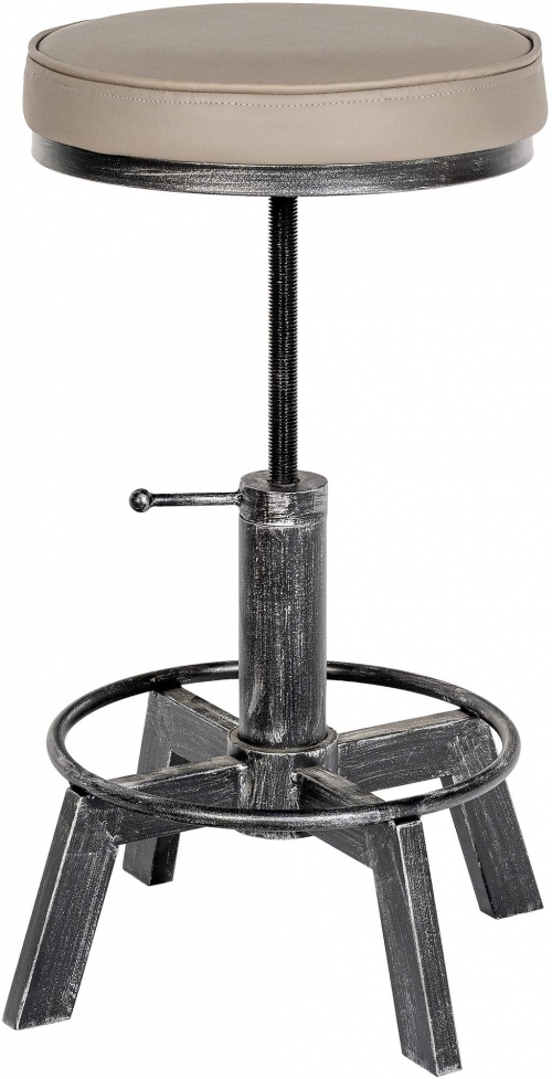 Židle Destin - antik stříbrná