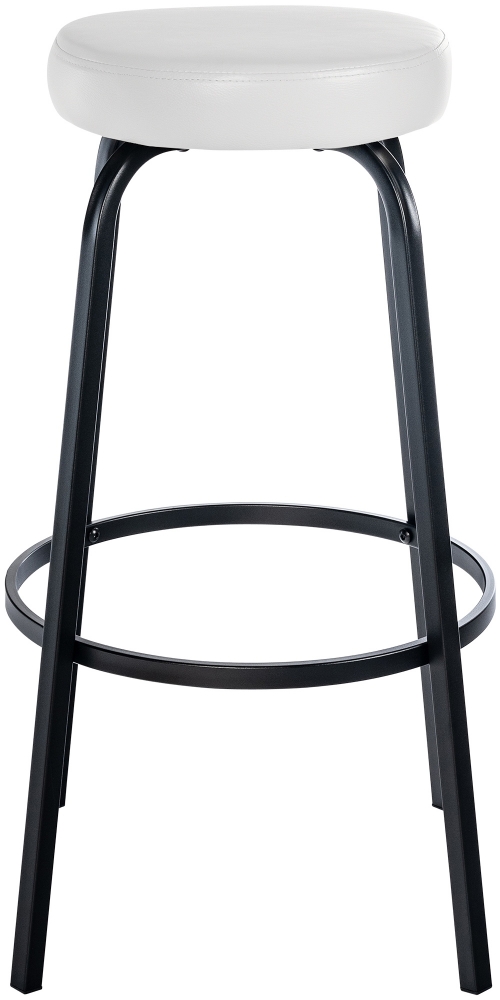 Barová židle Kamari koženka - bílá