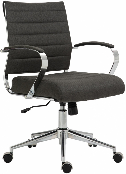 Kancelářská židle Oakland - látka - Tmavě šedá