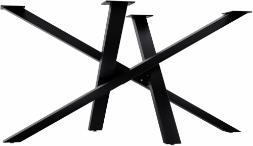 Stolové nohy Finney 325479 - 140x70x72 - Černá