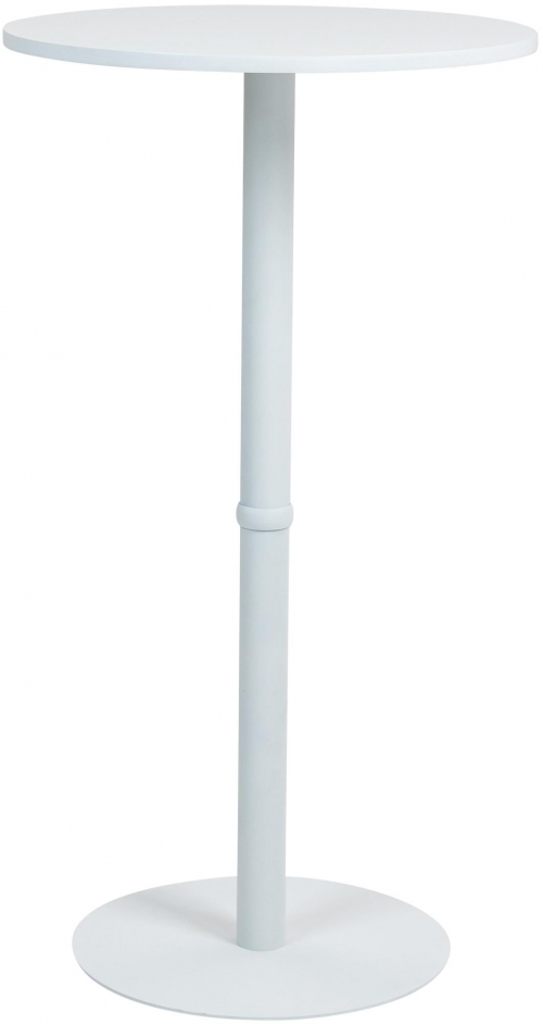 Barový stůl Hereford 60 cm - bílá/bílá