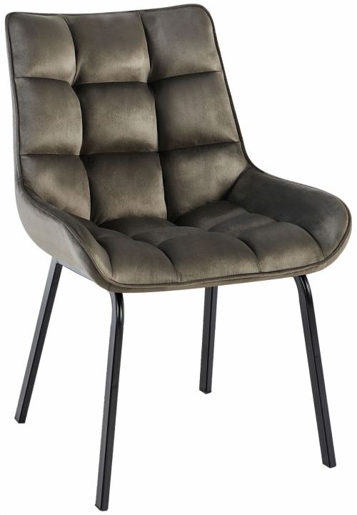 Židle Saranda samet - antracit