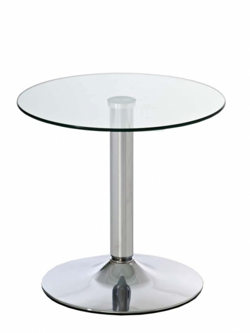 Stůl skleněný kulatý DS16999 ~ v48 x Ø50 cm