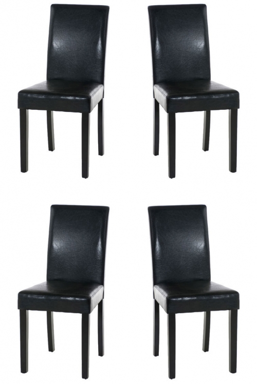 Jídelní židle Inn, nohy černé (SET 4 ks)