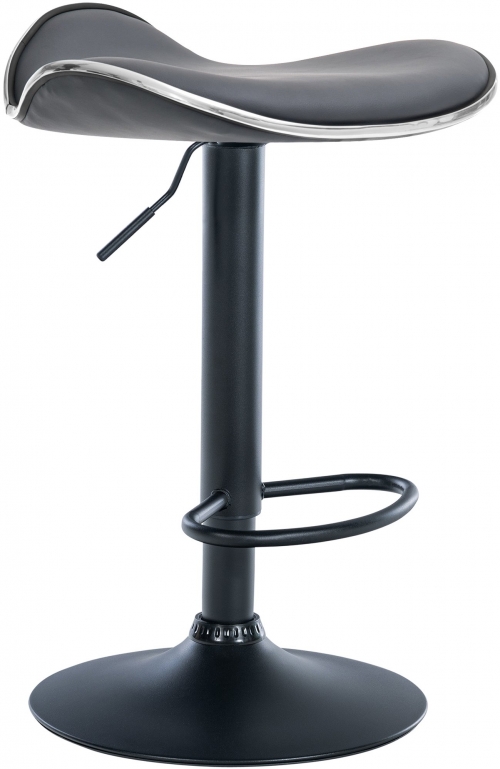 Barová židle Shanghai - černá podnož - Šedá