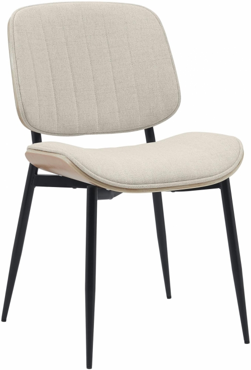 Konferenční židle Tiffin látka - Ořech / Krémová