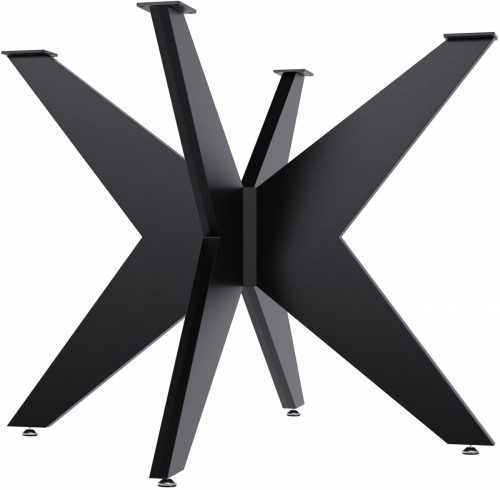 Stolové nohy 324577 Delmont - 95x95x74 - Černá