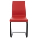 Jídelní židle Belley ~ kovové nohy černé - Červená