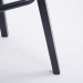 Barová židle Avika látka, nohy černé