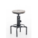 Kovová barová židle Lumo v industriálním stylu
