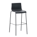 Barová židle Hoover ~ plast, kovové nohy černé