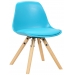 Dětská židle Nakoni ~ plast, dřevěné nohy natura