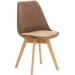 Židle Linares ~ samet, dřevěné nohy natura