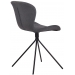 Jídelní židle Cairns ~ látka, kovové nohy černé