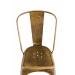 Kovová židle Ben ~ zlatá