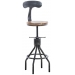 Industriální barová židle Hanam ~ kov / dřevo