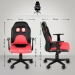 Dětská kancelářská židle Fun - Červená