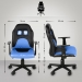 Dětská kancelářská židle Fun - Modrá