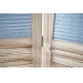 Paraván Shabby vintage D27 plech / dřevo  ~ 170 x 160 cm - Hnědá