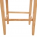 Barová židle Lance látka písmo (SET 2 ks), světlé nohy