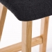 Barová židle Taun látka, nohy natur